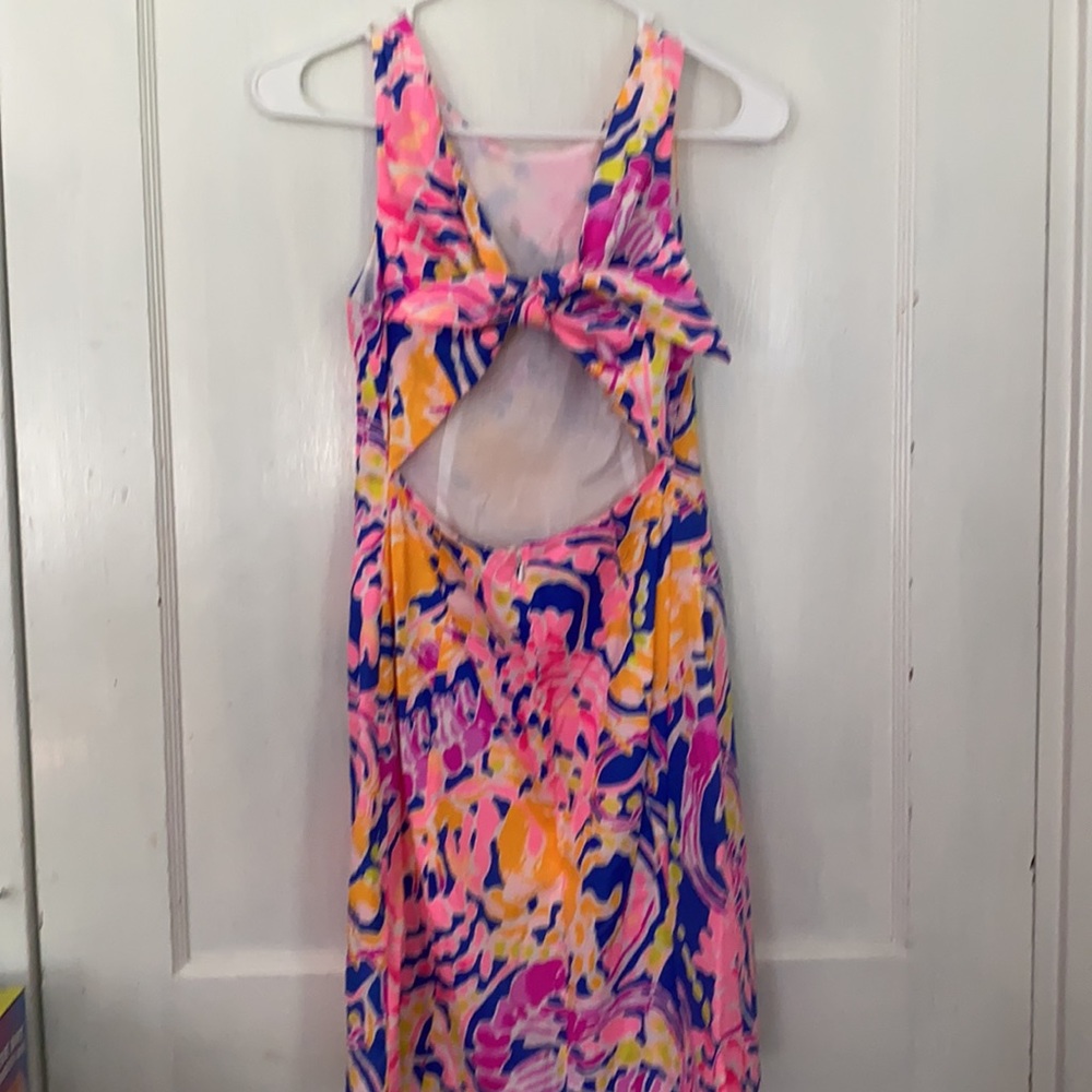 Lilly Pulitzer Dress with Tie/Keyhole Back Size 0 - Picture 4 of 7